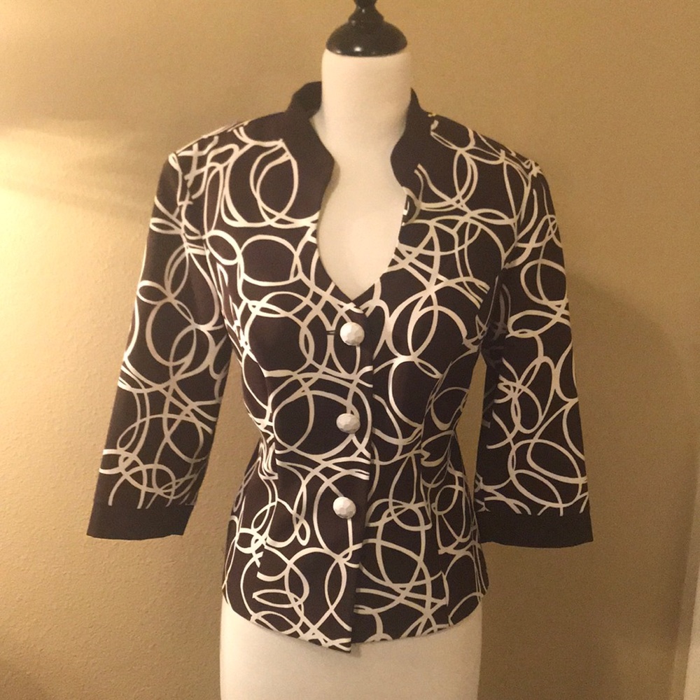 Dana Kay 3/4 Sleeve Jacket Blazer